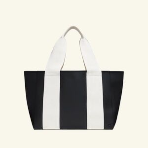 STATE WELLINGTON CABANA TOTE (black/ivory)